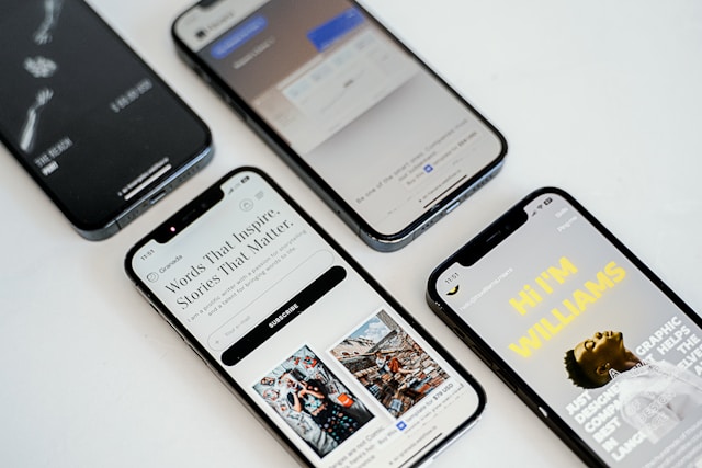Mobile UI Beispiel
